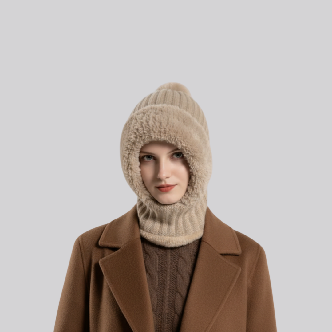 Peluş Astarlı 3’ü 1 Arada Kışlık Başlık